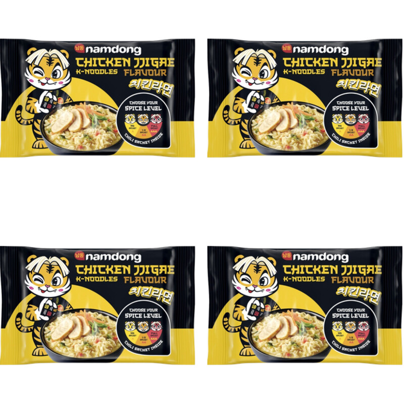Een afbeelding van Namdong Chicken jjigae k-noodles flavour 2-pack