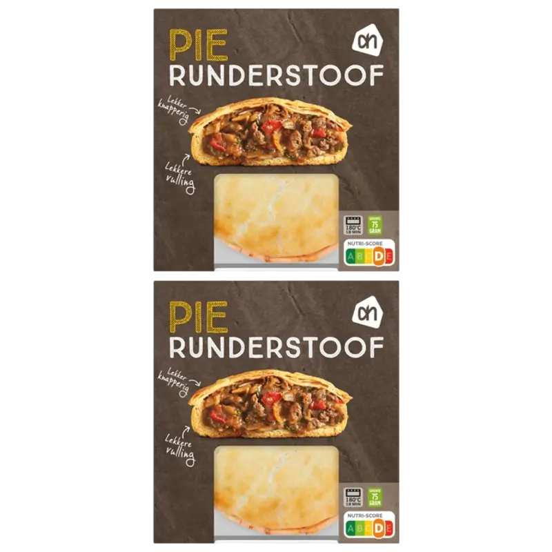 AH Pie runderstoof ui 2-pack