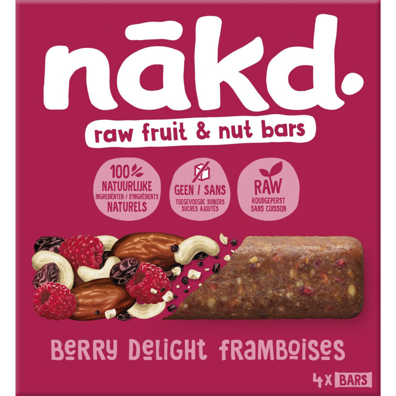 Een afbeelding van Nakd. Berry delight bars