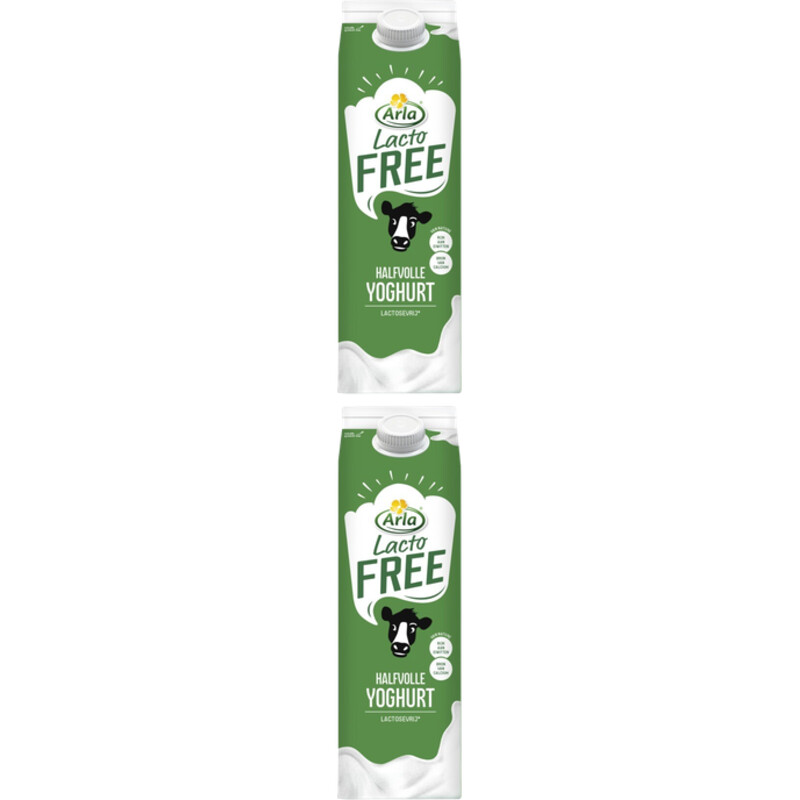 Een afbeelding van Arla Lactofree halfvolle yoghurt 2-pack