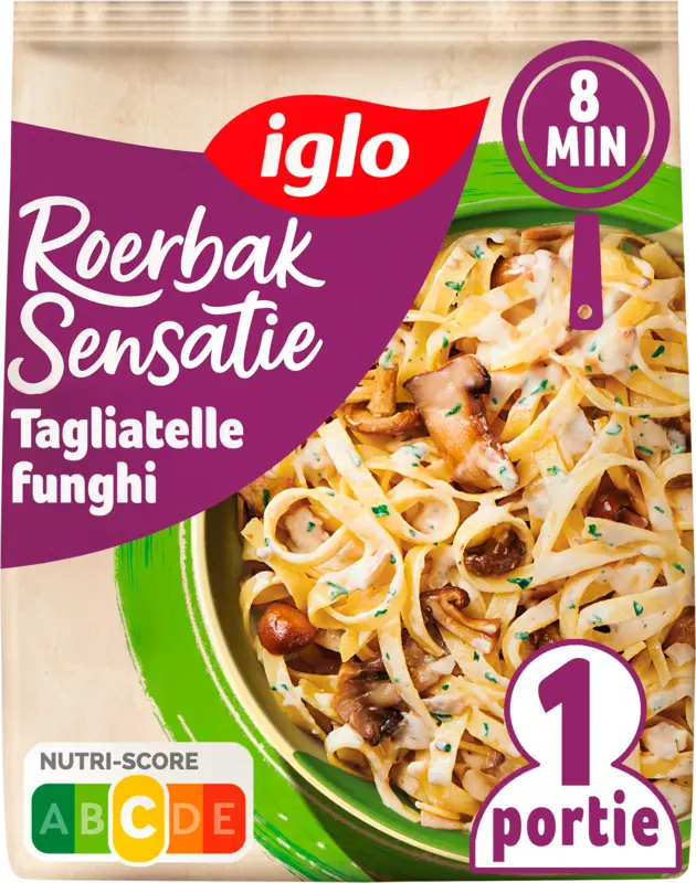 Roerbak Sensatie Tagliatelle Funghi met paddenstoelenmix