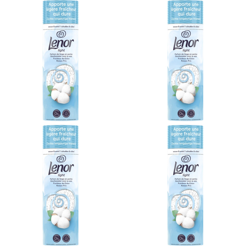 Lenor Light geurbooster katoen fris 4-pack