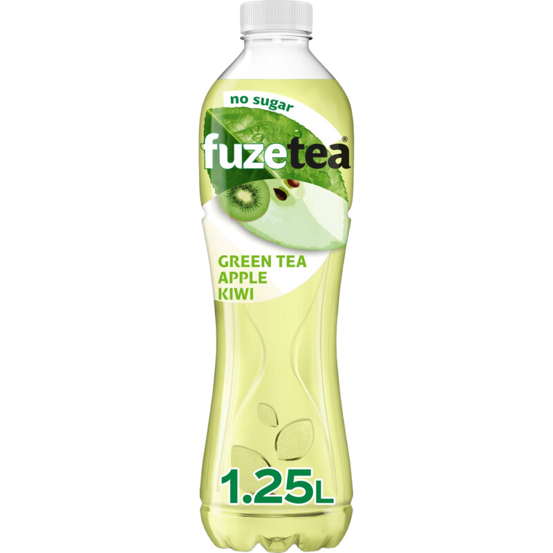 Een afbeelding van Fuze Tea Green tea apple kiwi no sugar
