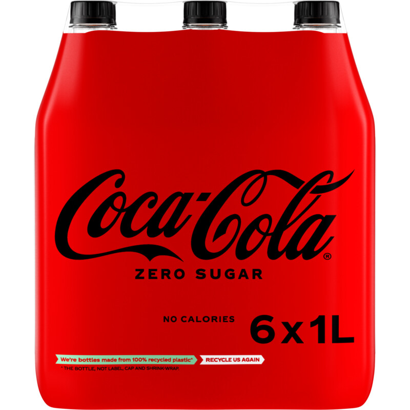 Een afbeelding van Coca-Cola Zero sugar 6-pack bel