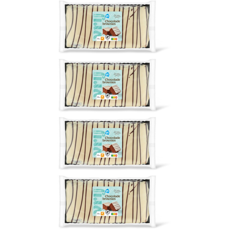 AH Glutenvrij Chocolade brownies 4-pack