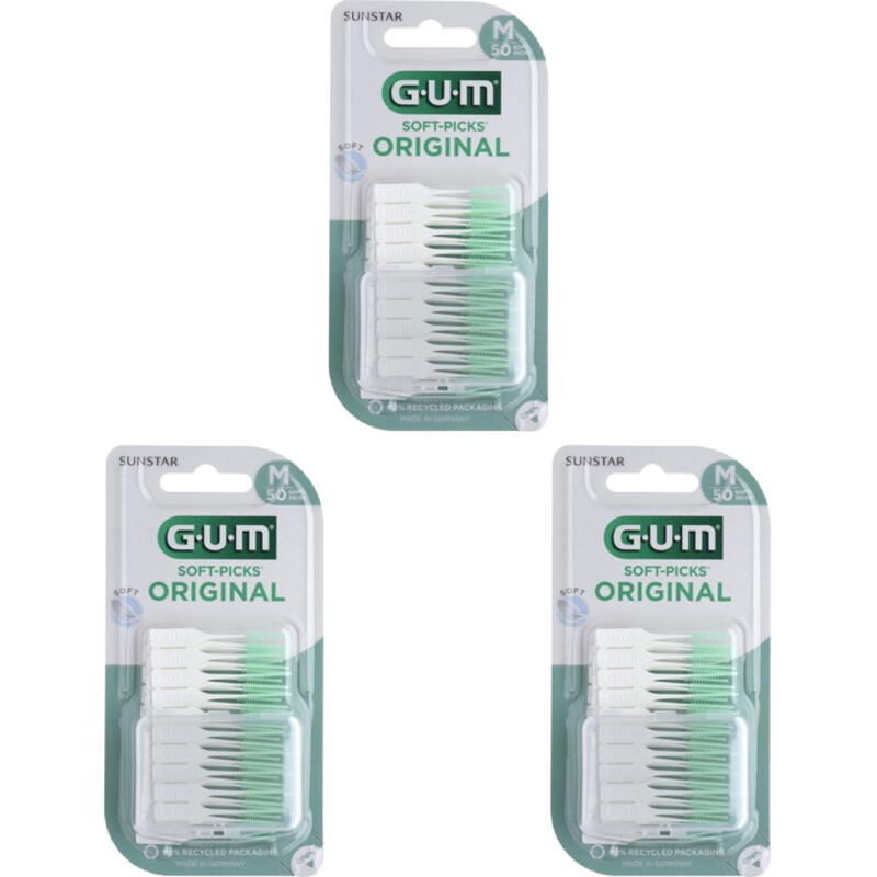 Een afbeelding van GUM Soft-Picks Regular 3-pack
