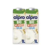 Alpro Bio soya no sugars 2-pack
