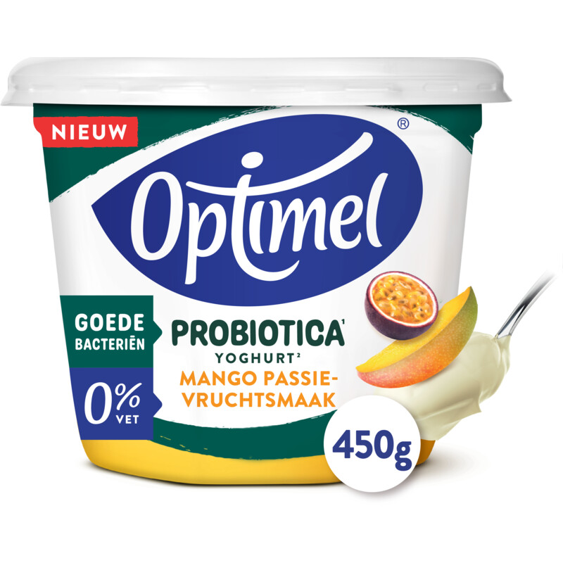 Een afbeelding van Optimel Probiotica yoghurt mango passievrucht