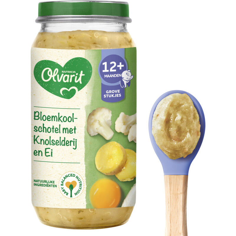 Olvarit Bloemkoolschotel met knolselderij 12m+