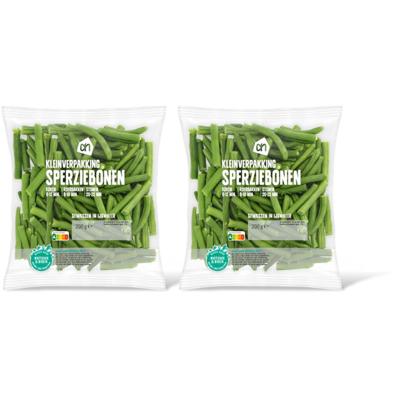 AH Sperziebonen kleinverpakking 2-pack