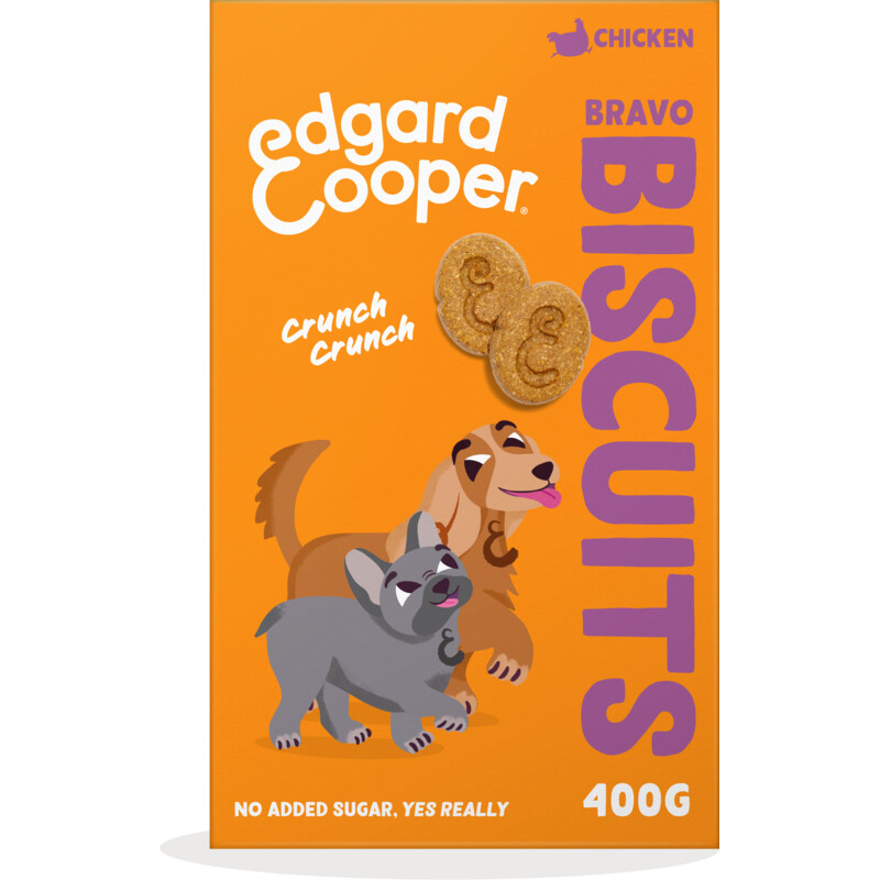 Een afbeelding van Edgard & Cooper Bravo hondenkoekjes kip