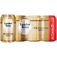 Lander bräu Premium beer 6-pack