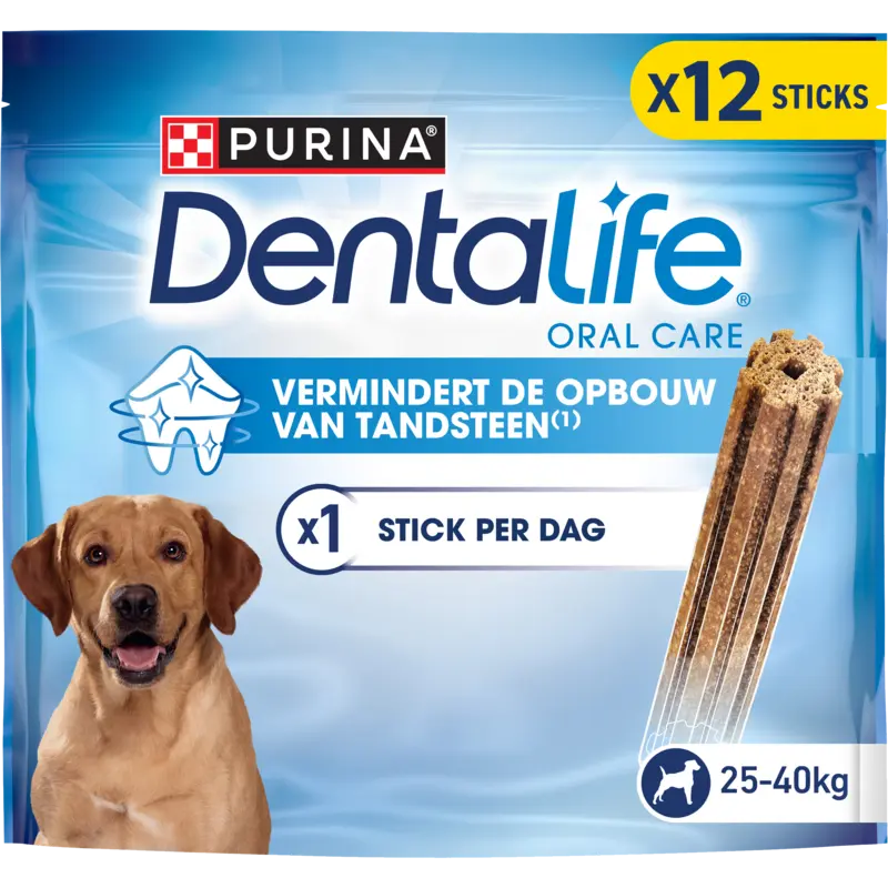 Purina ONE Dentalife maxi pack 12 maxi 25-40 kg bel