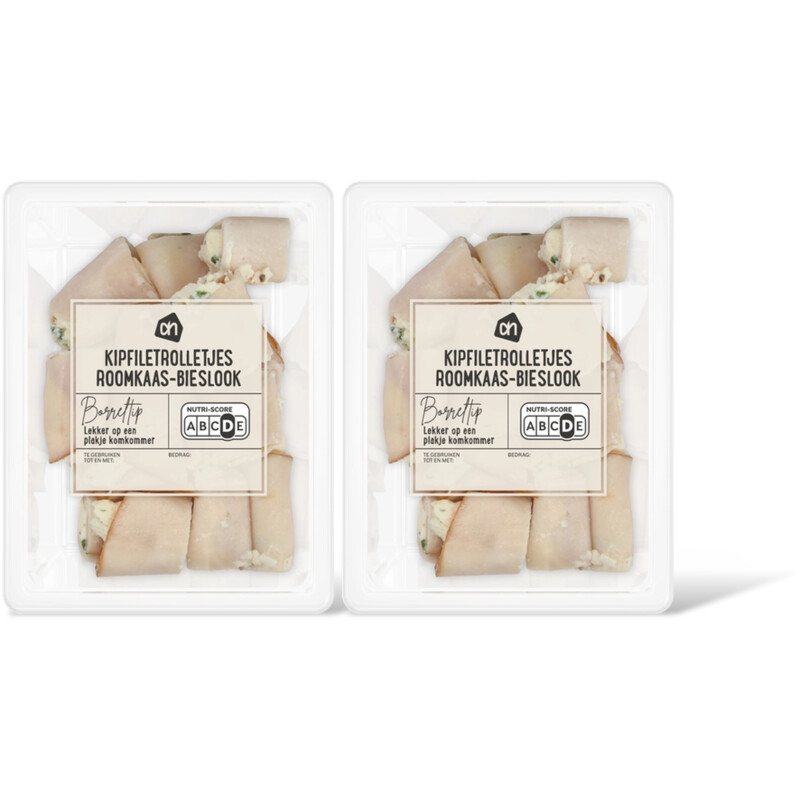 AH Kipfiletrolletjes roomkaas-bieslook 2-pk