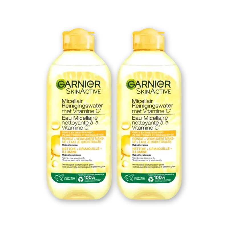 Garnier Vitamine c micellair reinigingswater 2pk