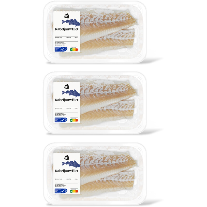 AH Kabeljauwfilet 3 pack
