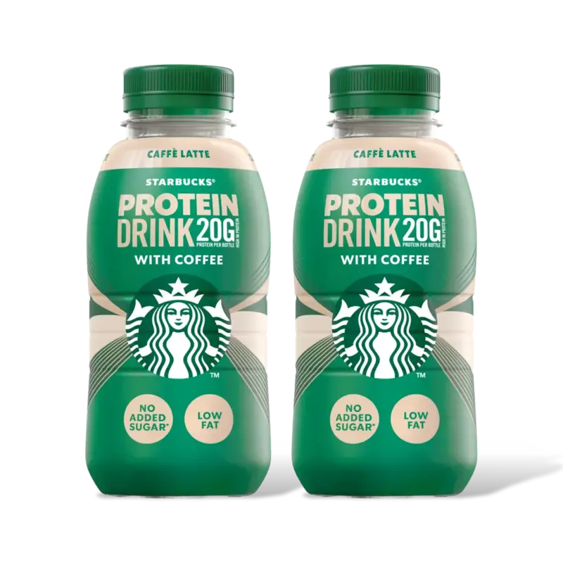 Protein drink caffe latte coffee 2-pack