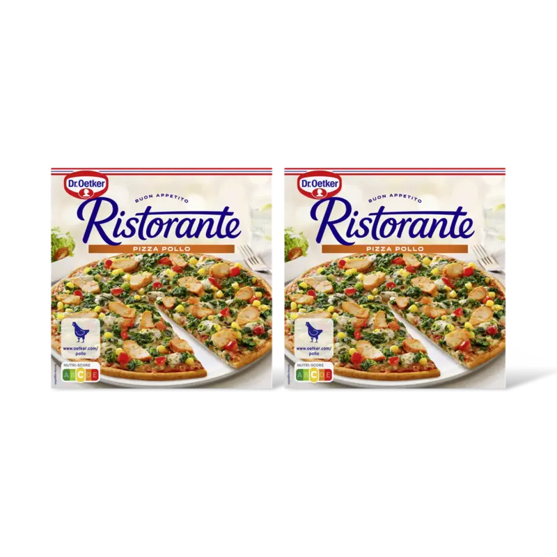 Dr. Oetker Ristorante pizza pollo 2-pack
