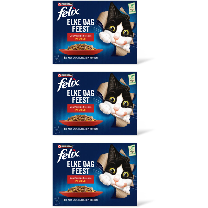 Felix Elke dag feest countryside gelei 3-pack