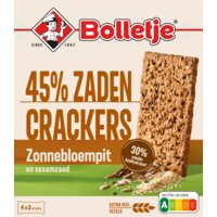 Een afbeelding van Bolletje 45% zaden crackers zonnebloempit