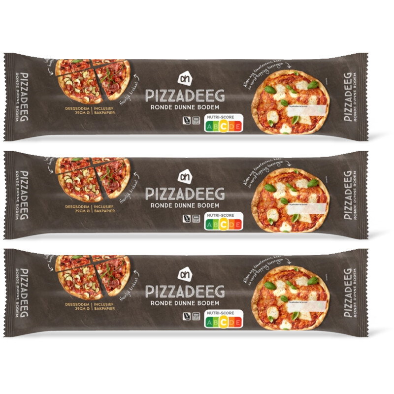 AH Pizzadeeg 3-pack
