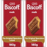 Lotus Biscoff Speculoos melkchocolade crème 2-pack