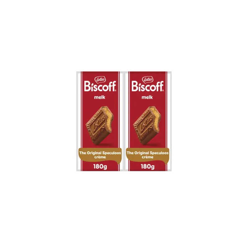 Speculoos melkchocolade crème 2-pack