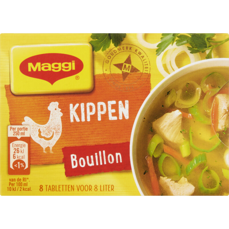 Een afbeelding van Maggi Bouillon blokjes kippen
