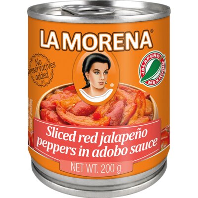 pdp-image-La Morena Sliced red jalapeno peppers adobo sauce