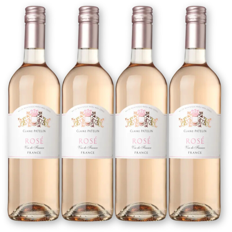 Claire Patelin Claire Patelin Rosé 4 flessen