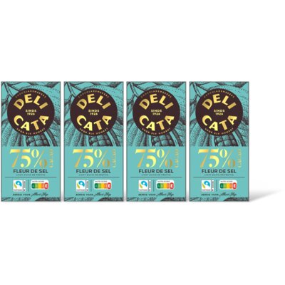 pdp-image-Delicata Reep puur fleur de sel 75% cacao 4-pack