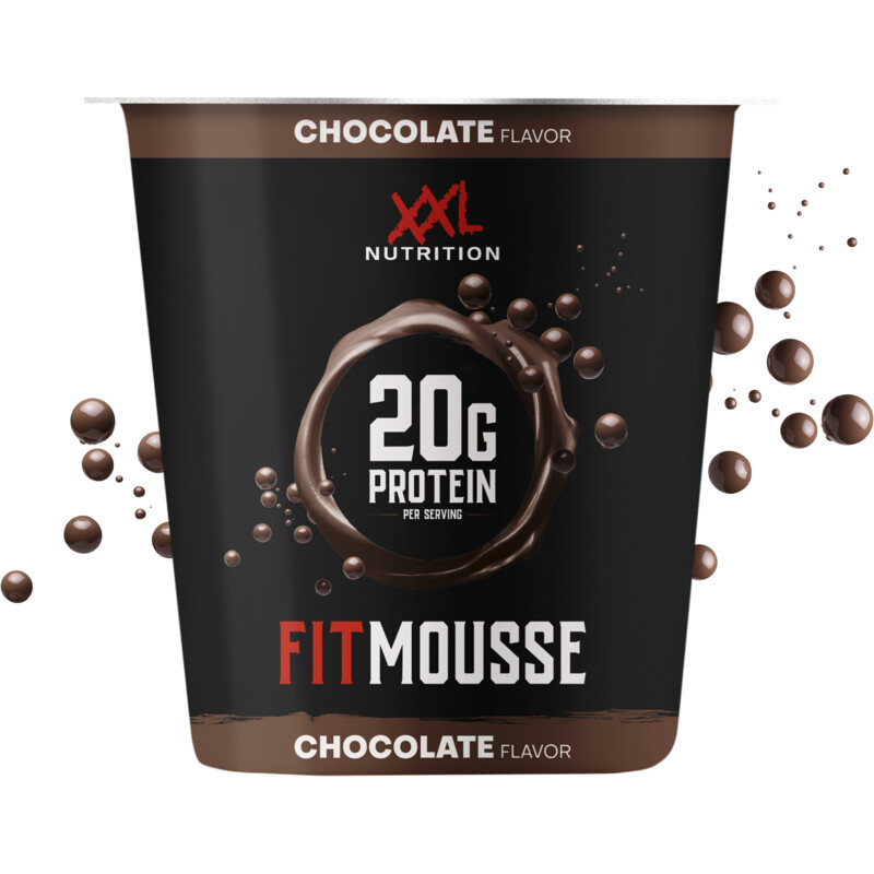Een afbeelding van XXL Nutrition Fitmousse chocolate flavour
