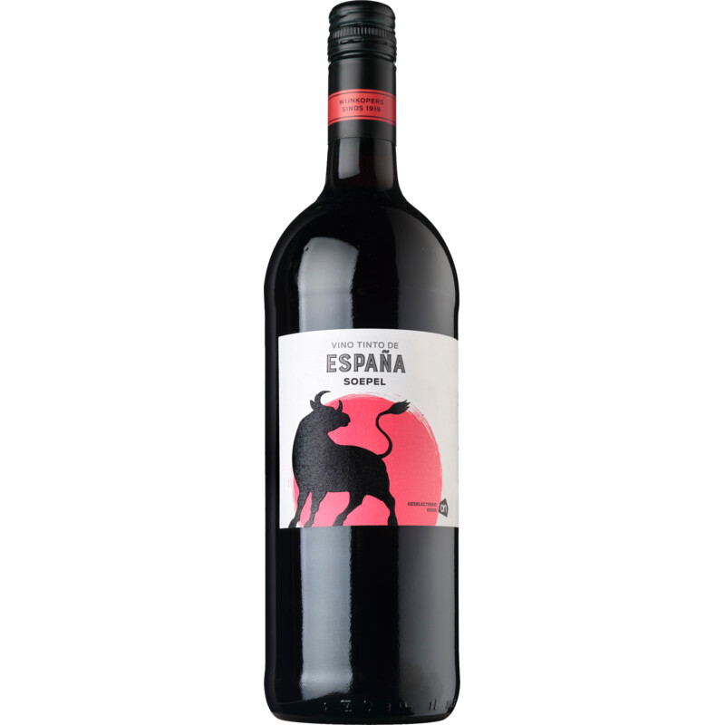 Een afbeelding van AH Soepele Spaanse huiswijn rood