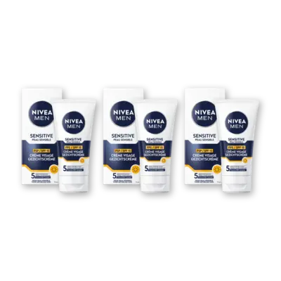 pdp-image-NIVEA Men sensitive spf 15 gezichtscreme 3-pck