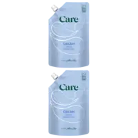 Care Cream shower gel refill 2-pack