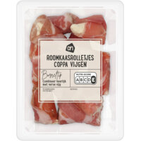 Een afbeelding van AH Roomkaasrolletjes coppa vijgen