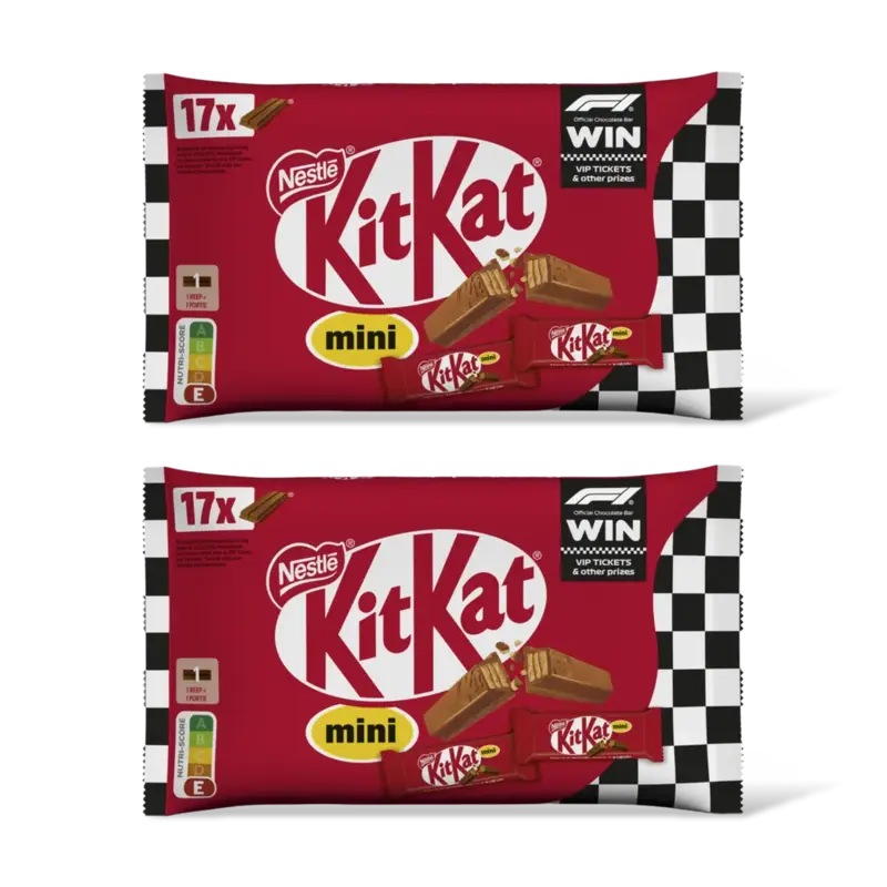Kitkat Mini melkchocolade uitdeelzak 2-pack