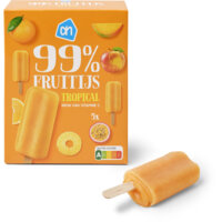 Een afbeelding van AH 99% fruitijs tropical