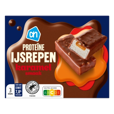 pdp-image-AH Proteine ijsrepen karamelsmaak