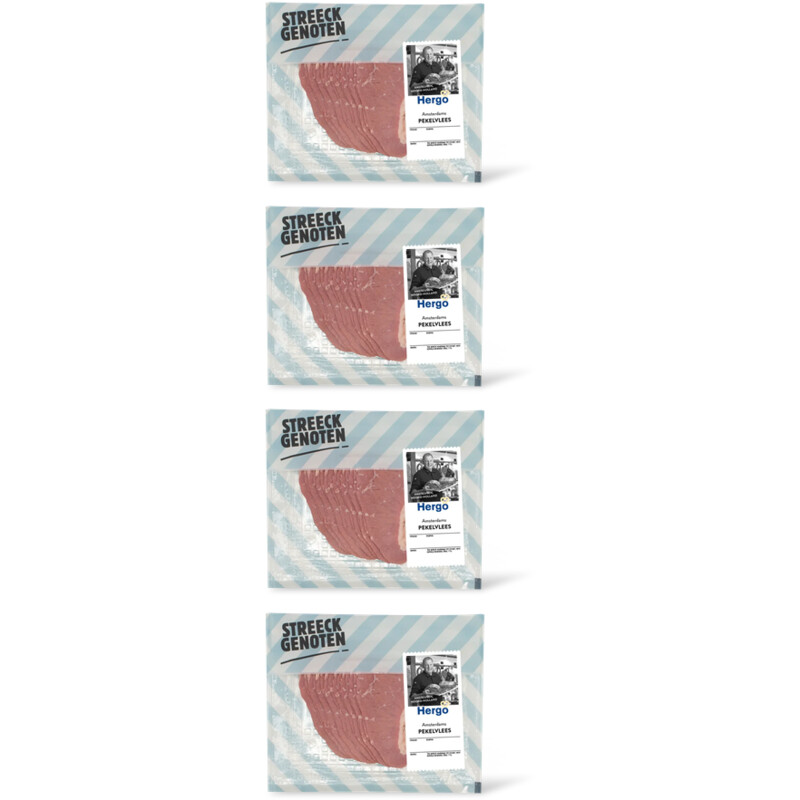 Streeckgenoten Amsterdams pekelvlees 4-pack