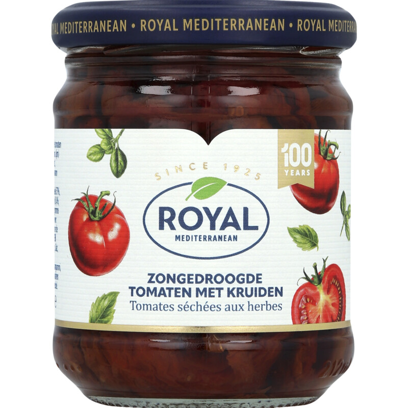 Een afbeelding van Royal Zongedroogde tomaten met kruiden