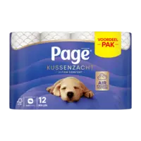 Page Kussenzacht toiletpapier voordeelpak