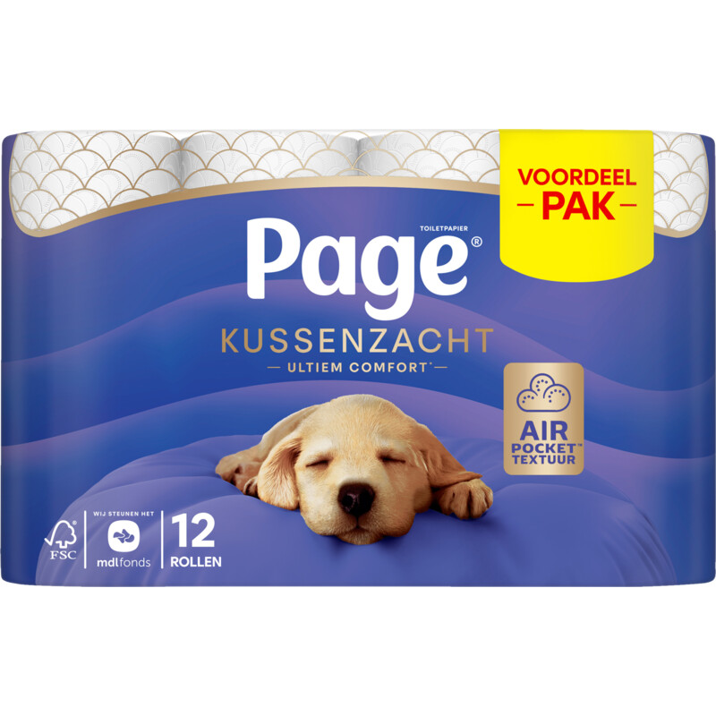 Een afbeelding van Page Kussenzacht toiletpapier voordeelpak