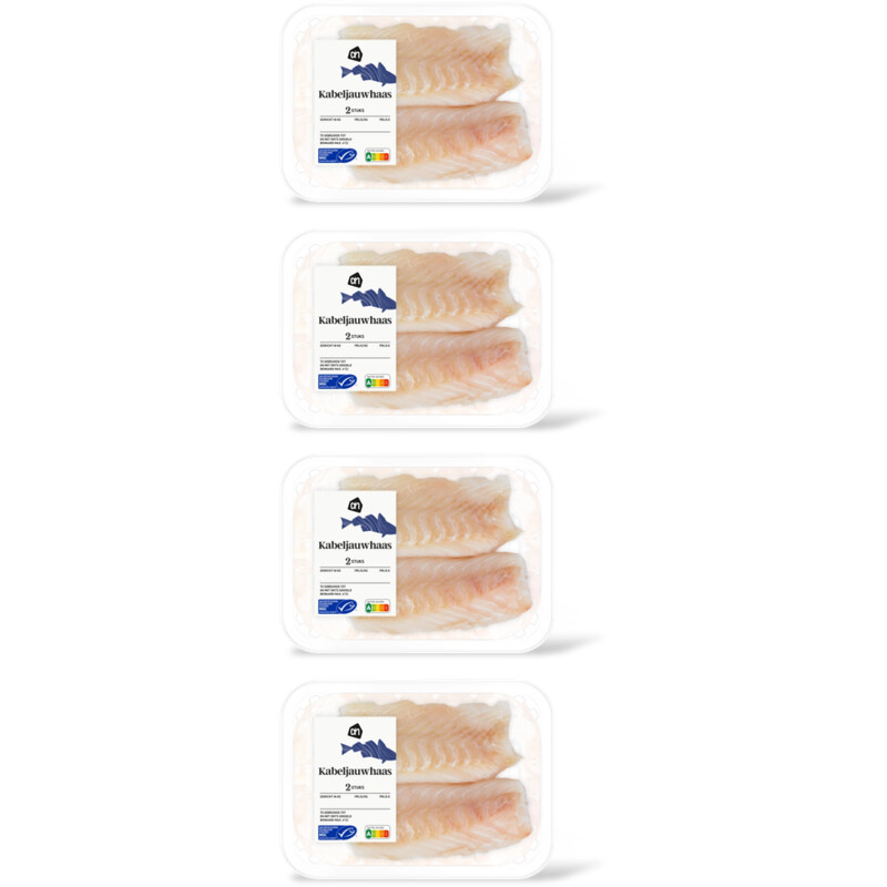 AH Kabeljauwhaas (2 stuks) MSC 4-pack