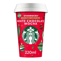 Starbucks Holiday edition white chocolate mocha