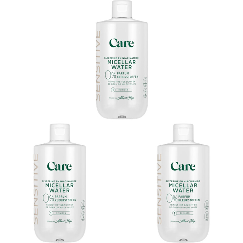 Een afbeelding van Care Sensitive micellar water 3-pack