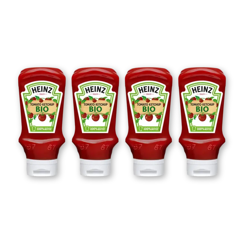Heinz Tomato ketchup biologisch 4-pack