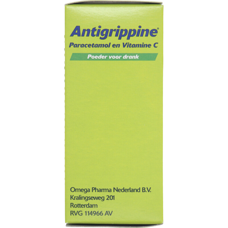 Een afbeelding van Antigrippine Paracetamol en vitamine C poeder