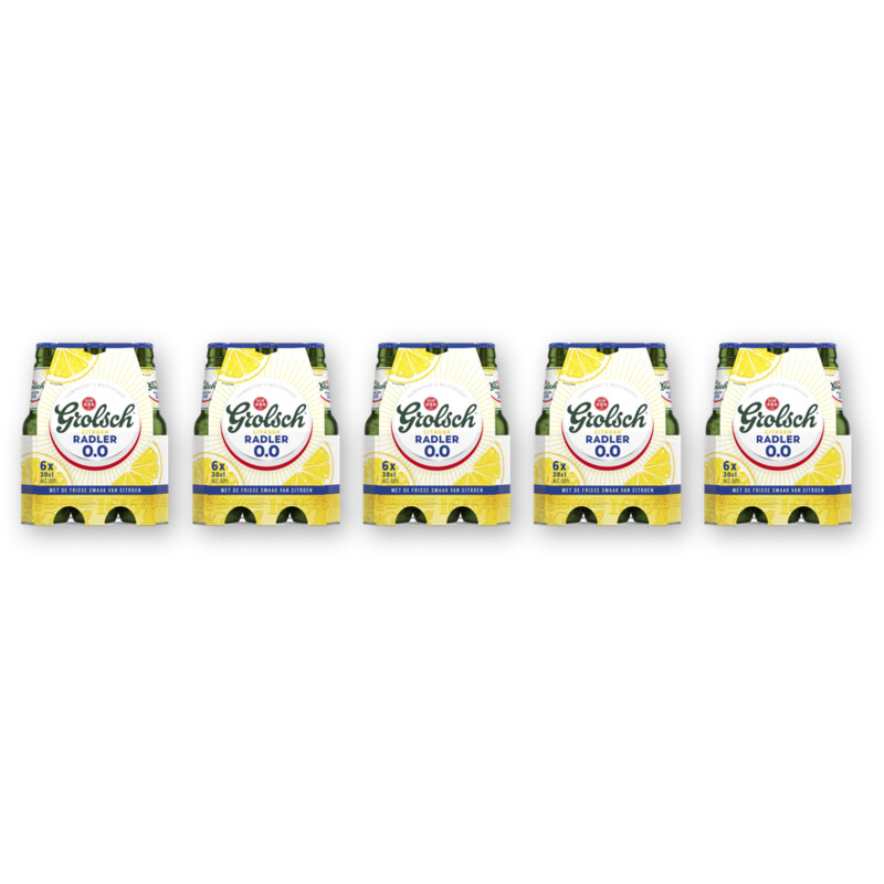 Grolsch Radler citroen alcoholvrij 0.0 30-pack