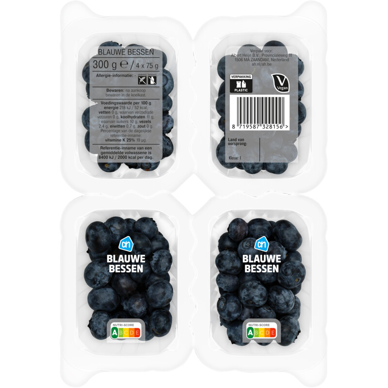 AH Blauwe bessen 4-pack